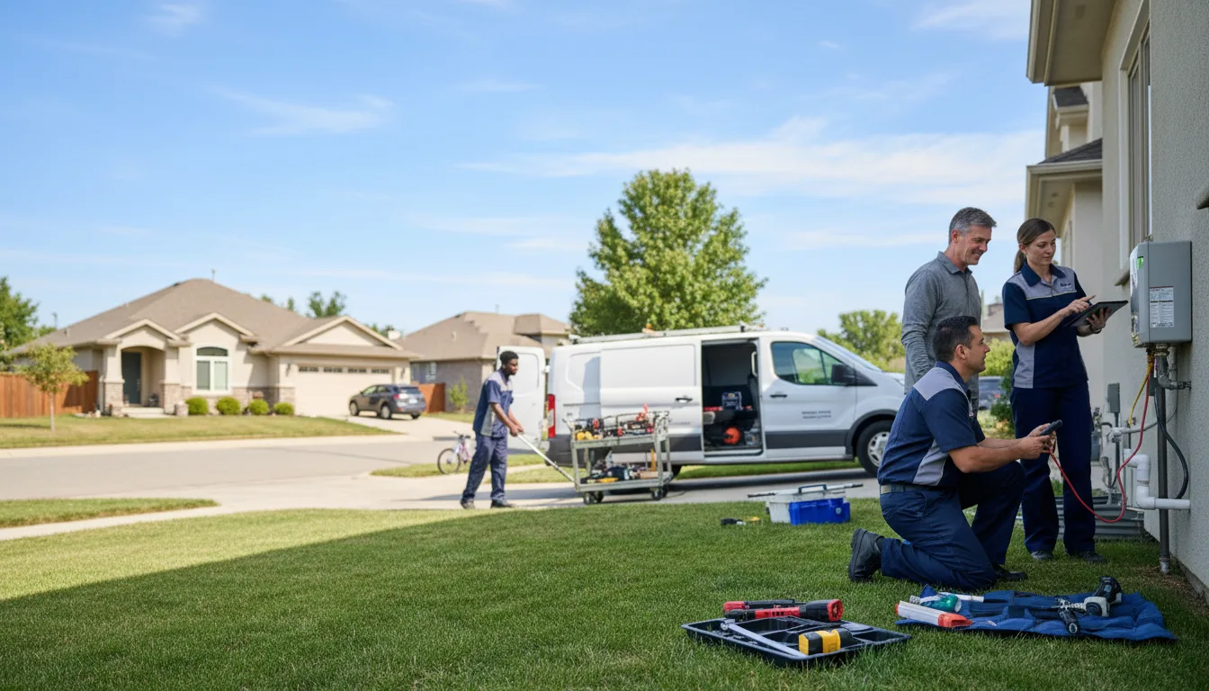 Tankless water heater service in Elmdale, KS